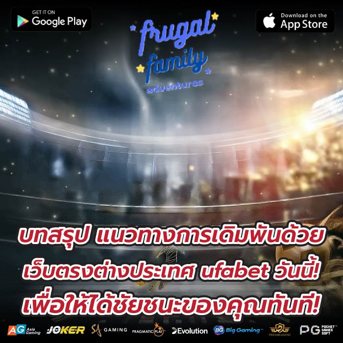 บทสรุป แนวทางการเดิมพันด้วย เว็บตรงต่างประเทศ ufabet วันนี้! เพื่อให้ได้ชัยชนะของคุณทันที!